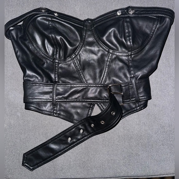 Women’s leather corset top - Picture 1 of 1